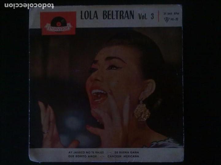 Discos de vinilo: LOLA BELTRAN-VOL 3 - Foto 1