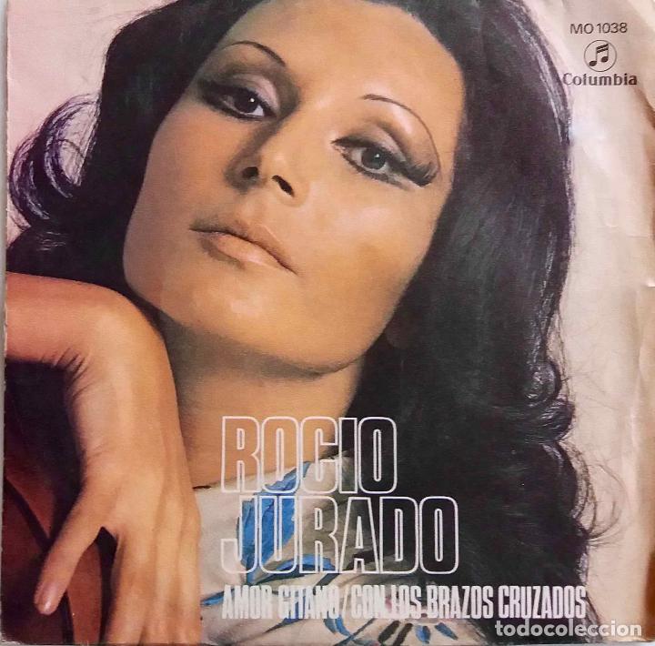 Discos de vinilo: ROC&Iacute;O JURADO, AMOR GITANO. SINGLE DE VINILO - Foto 1