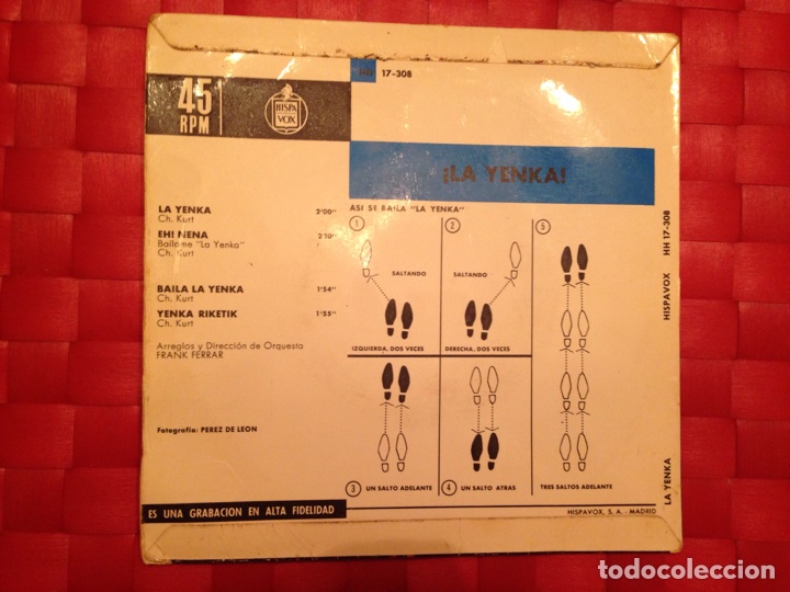 Discos de vinilo: Single/Vinilo &rdquo; LA YENKA &rdquo; - Foto 2