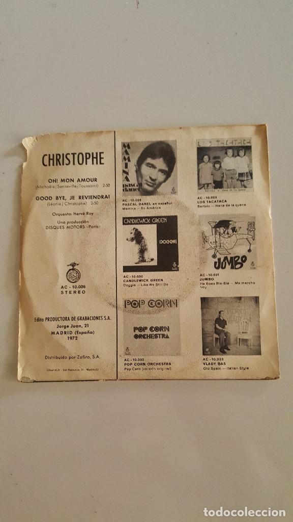 Discos de vinilo: Christophe &lrm;&ndash; Oh ! Mon Amour - Foto 2