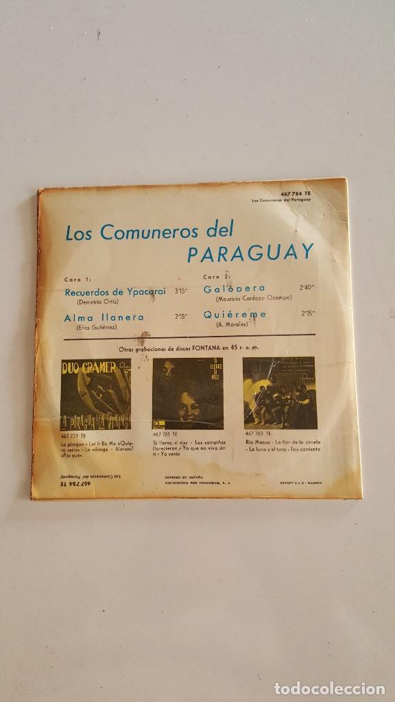Discos de vinilo: Los Comuneros Del Paraguay - Foto 2