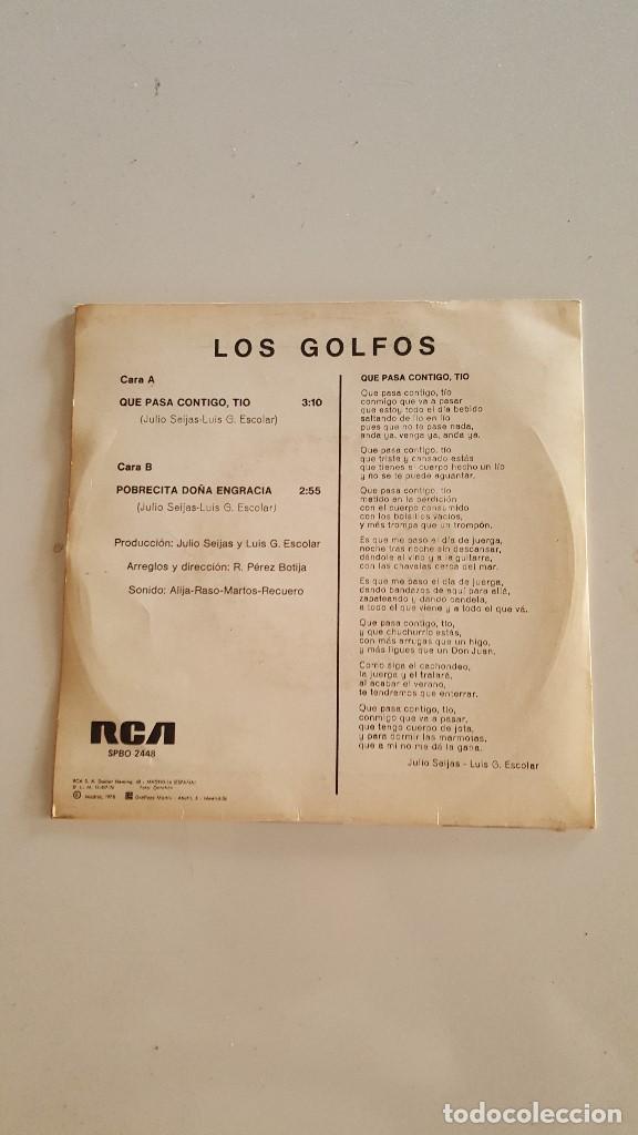 Discos de vinilo: Los Golfos &lrm;&ndash; &iquest;Que Pasa Contigo, Tio? - Foto 2