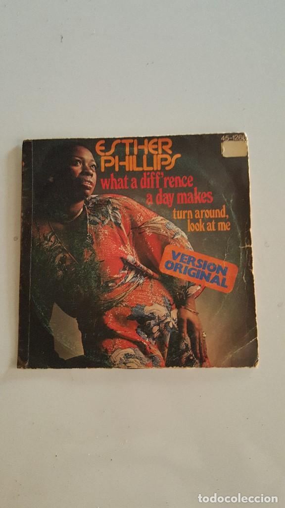 Discos de vinilo: Esther Phillips &lrm;&ndash; What A Diffrence A Day Makes   1975 - Foto 1