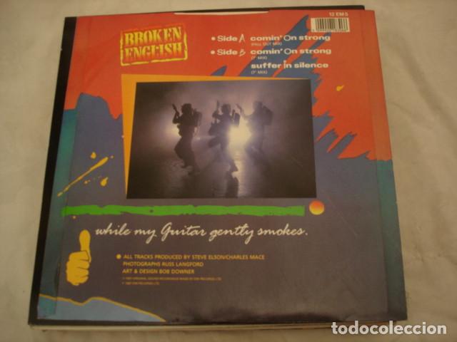 Discos de vinilo: Broken English   Comin On Strong - Foto 2