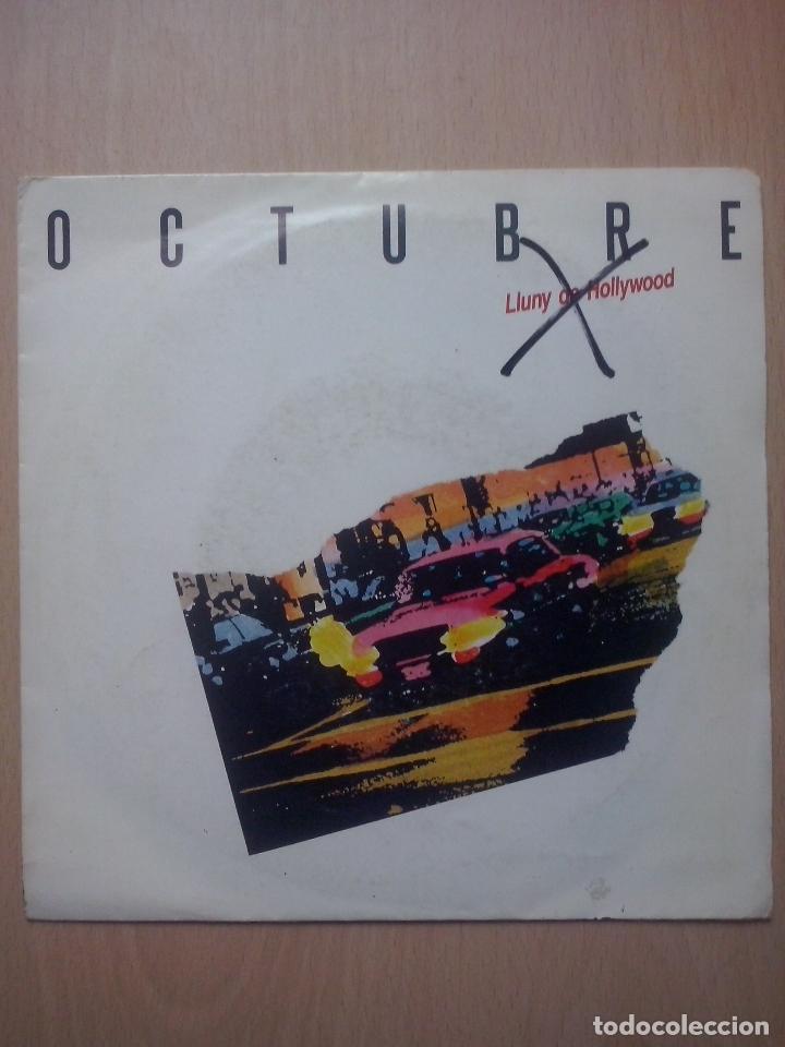 Vinyl-Schallplatten: octubre- lluny de hollywood- single salseta 1988