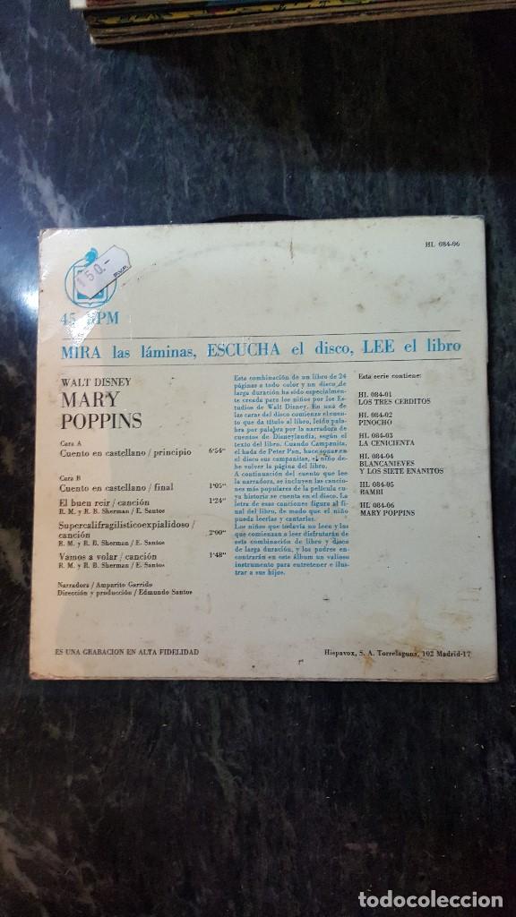 Discos de vinilo: Walt Disney Presenta El Cuento De Mary Poppins - Foto 6