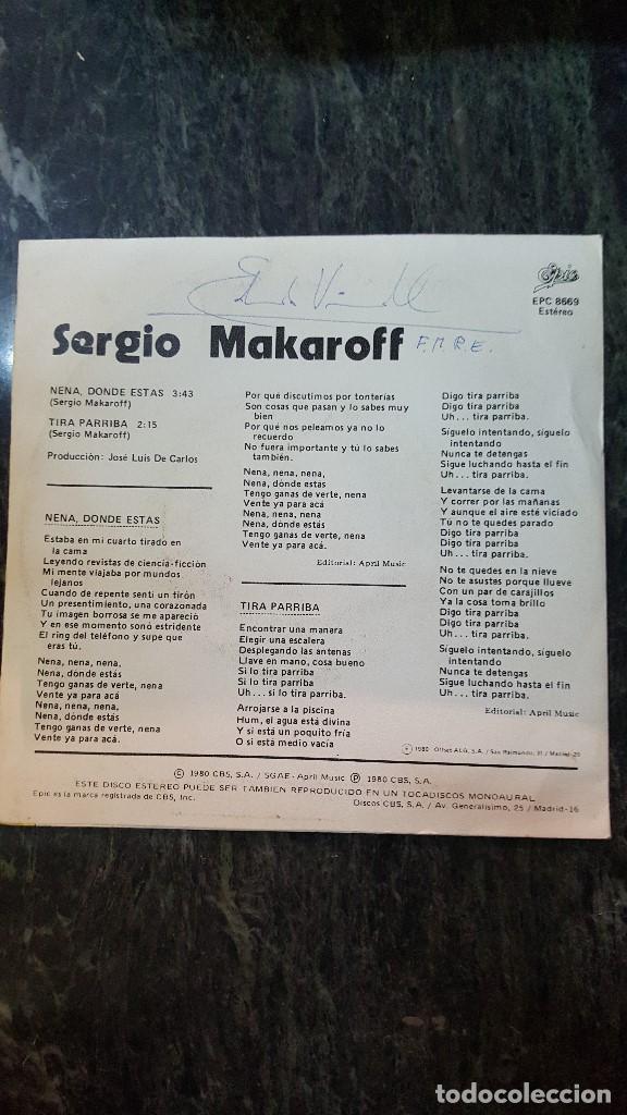 Discos de vinilo: Sergio Makaroff ?&ndash; Nena, Donde Estas? - Foto 2