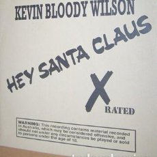 Discos de vinilo: KEVIN BLOODY WILSON - HEY SANTA CLAUS - X RATED - 1989. Lote 64917599