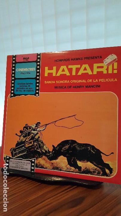 Discos de vinilo: HATARI BSO 1972 HENRI MANCINI - Foto 1