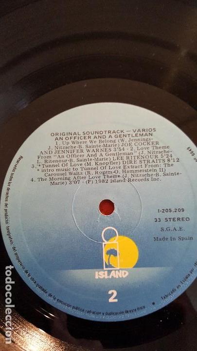 Discos de vinilo: OFICIAL Y CABALLERO BSO 1982 - Foto 4