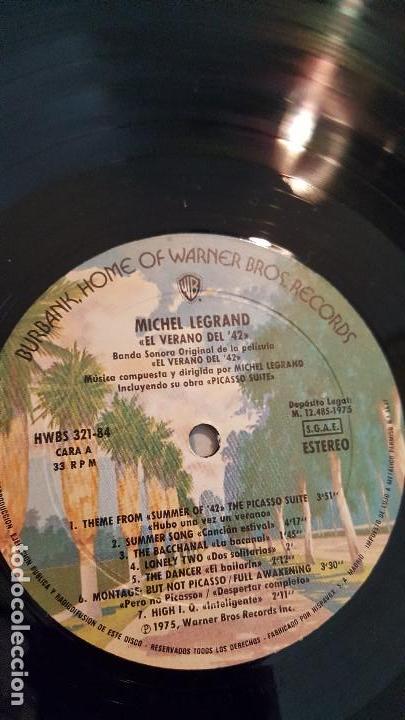 Discos de vinilo: EL VERANO DEL 42 BSO 1975 - Foto 3