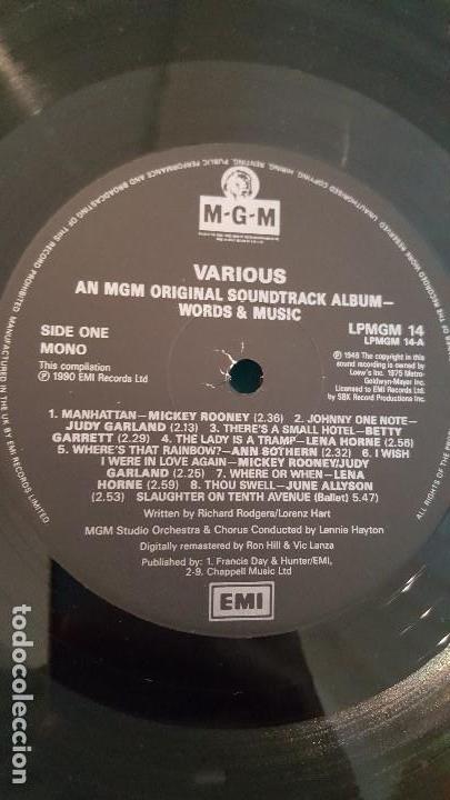 Discos de vinilo: WORDS AND MUSIC & THREE LITTLE WORDS - Foto 4