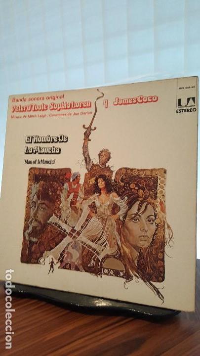 Discos de vinilo: EL HOMBRE DE LA MANCHA BSO 1972 - Foto 1