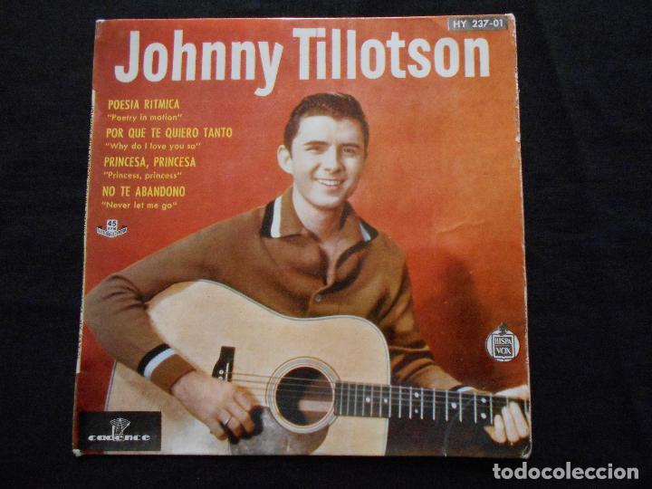 JOHNNY TILLOTSON // POETRY IN MOTION + 3 (Música - Discos de Vinilo - EPs - Pop - Rock Internacional de los 50 y 60	)