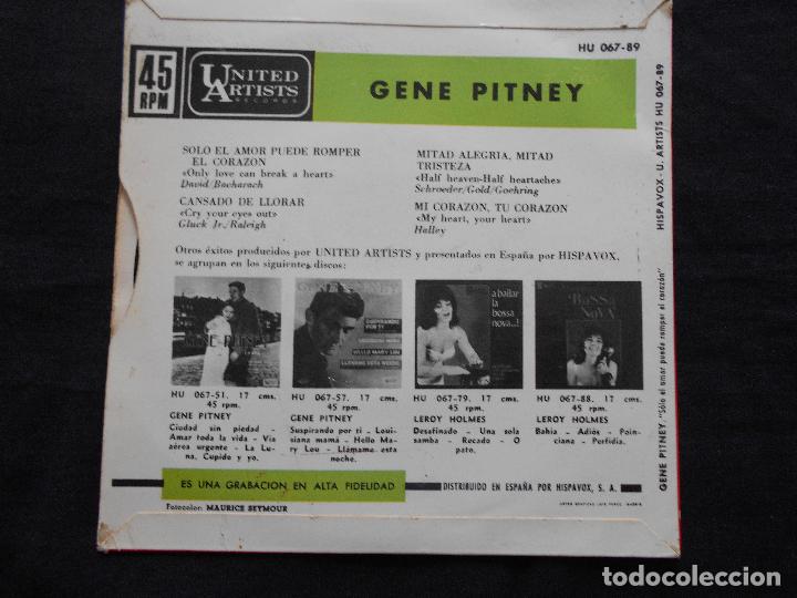 Discos de vinilo: GENE PITNEY - Foto 2