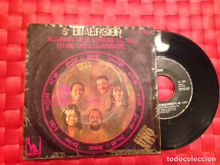 Discos de vinilo: Single, 5* DIMENSION edic., a&ntilde;o 1969 - Foto 1
