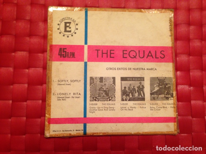 Discos de vinilo: Single THE ECQUALS edic., a&ntilde;o 1968 - Foto 2