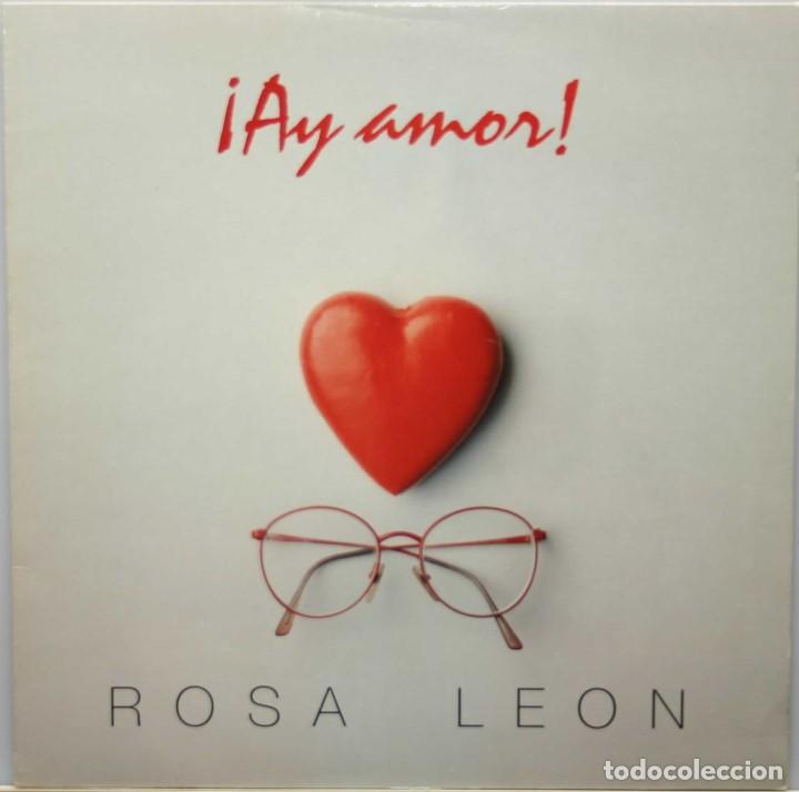 Discos de vinilo: ROSA LEON &iexcl;ay amor LP sannirecords 1992 - Foto 1