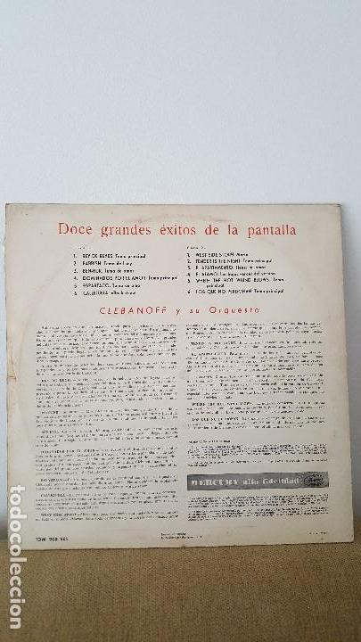 Discos de vinilo: 12 GRANDES &Eacute;XITOS DE LA PANTALLA DISCO VINILO - Foto 2