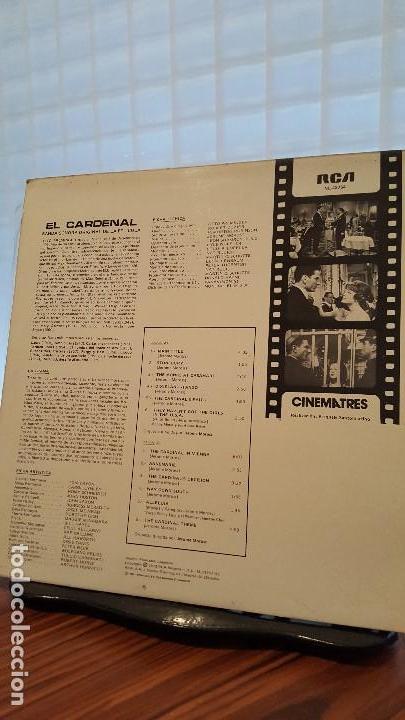 Discos de vinilo: CARDENAL BSO 1972 - Foto 2