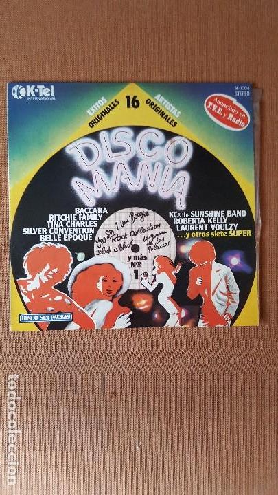 Discos de vinilo: DISCO MANIA BACCARA RITCHIE FAMILY ... - Foto 1