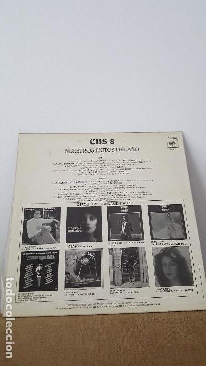 Discos de vinilo: CBS8 NUESTROS &Eacute;XITOS DEL A&Ntilde;O SANTANA MIGUEL BOS&Eacute; UMBERTO TOZZI 1978 - Foto 2