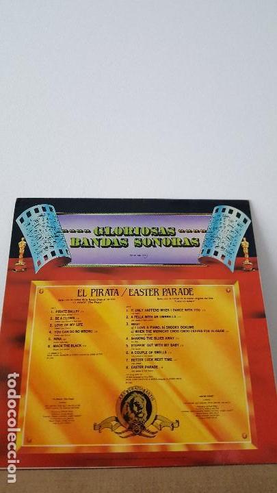 Discos de vinilo: EL PIRATA GLORIOSAS BANDAS SONORAS 1981 EASTER PARADE - Foto 2