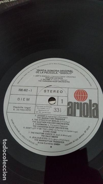 Discos de vinilo: GIGOLO BSO 1979 - Foto 4