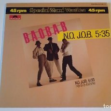 Discos de vinilo: BAOBAB - N.O. J.O.B. - 1983. Lote 65413751