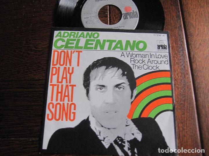 Discos de vinilo: ADRIANO CELENTANO `Don&acute;t play that song (you lied) - Foto 1