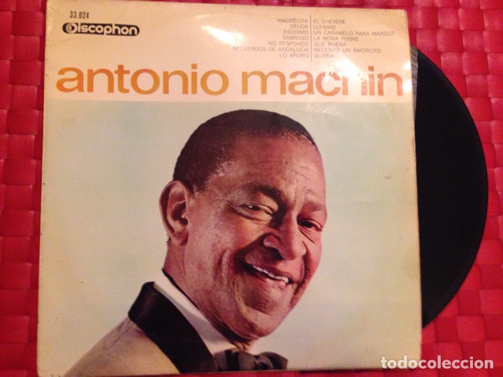 Discos de vinilo: LP/Vinilo ANTONIO MACHIN edic., a&ntilde;o 1965 - Foto 1
