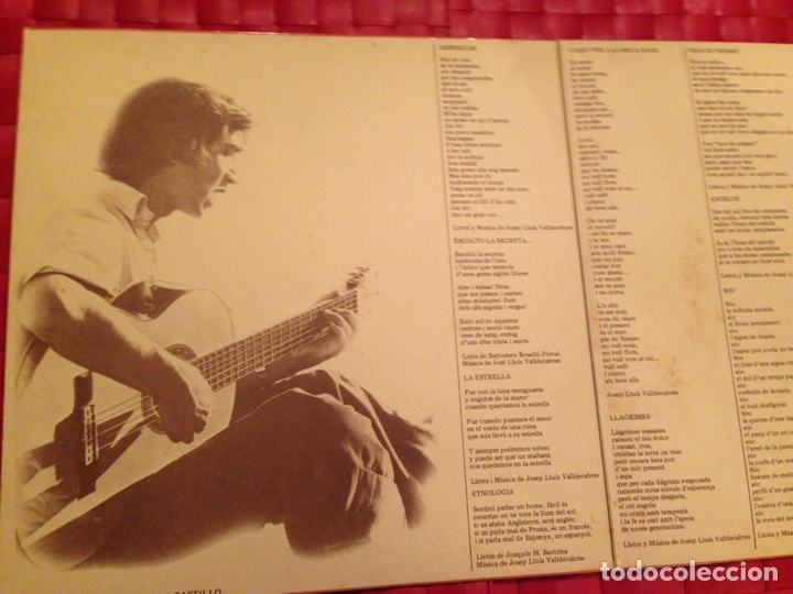 Discos de vinilo: LP/Vinilo. JOSEP LLUIS VALLDECABRES - Foto 2