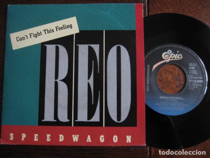 Discos de vinilo: REO SPEEDWAGON `Can&acute;t fight this feeling` - Foto 1