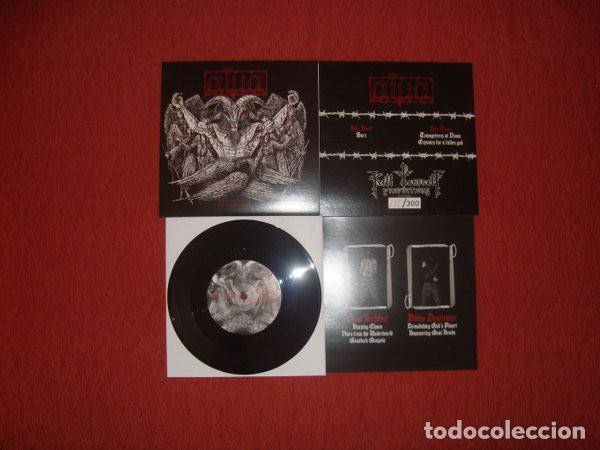 Discos de vinilo: AIMA -7 SINGLE-BLACK METAL DEATH METAL - Foto 1