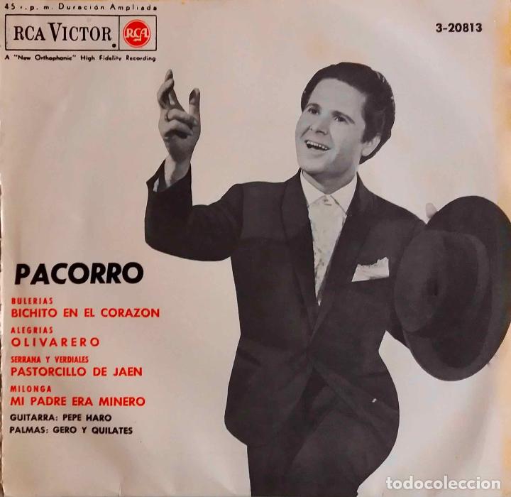 Discos de vinilo: PACORRO. BICHITO EN EL CORAZ&Oacute;N. EP ESPA&Ntilde;A - Foto 1