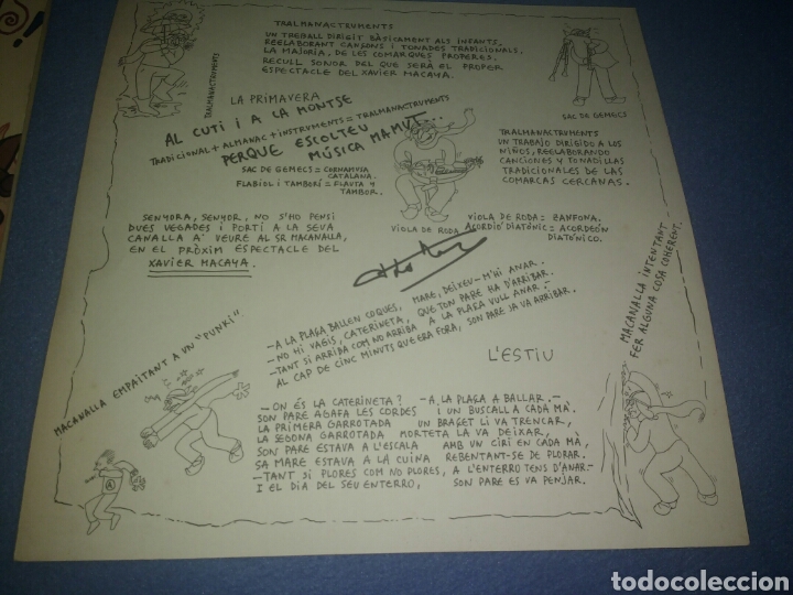 Discos de vinilo: Xavier macaya lp tralmanactruments 1988 - Foto 3