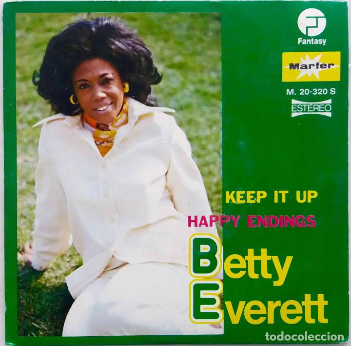 Discos de vinilo: BETTY EVERETT, KEEP IT UP. SINGLE ESPA&Ntilde;A COMO NUEVO - Foto 1