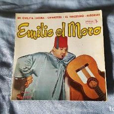 Discos de vinilo: EMILIO EL MORO ?– MI OVEJITA LUCERA / CANASTOS / EL MACETERO / ALEGRIAS