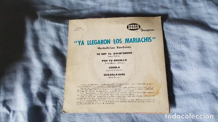 Discos de vinilo: LOS RANCHEROS - YA LLEGARON LOS MARIACHIS - Foto 2
