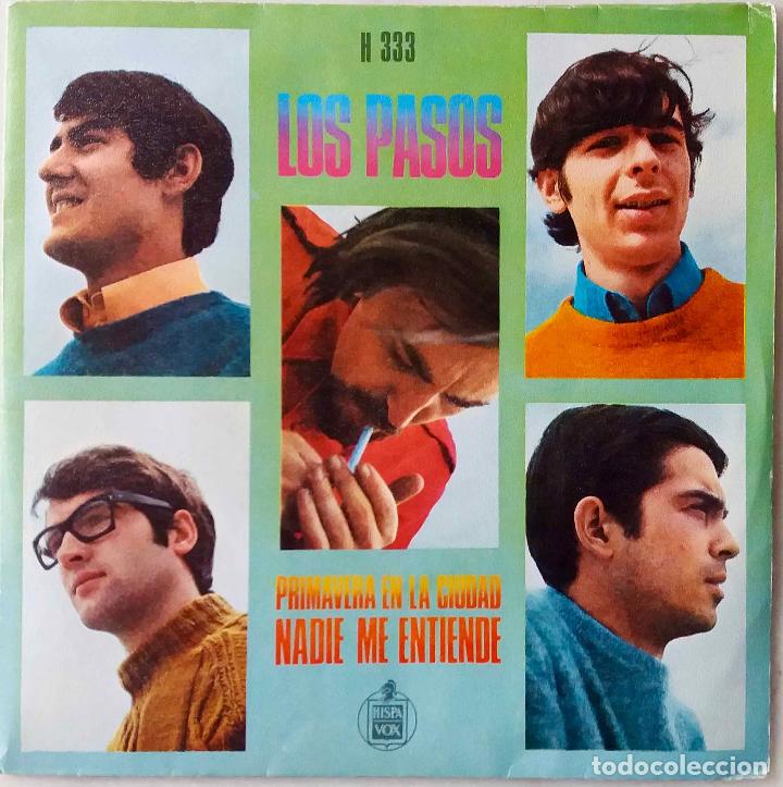 Discos de vinilo: LOS PASOS, PRIMAVERA EN LA CIUDAD. SINGLE COMO NUEVO - Foto 1