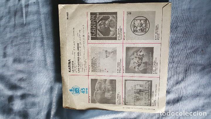 Discos de vinilo: Karina  ?&ndash; La Fiesta / Las Flechas Del Amor - Foto 2