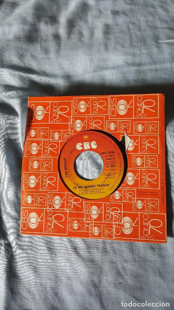 Disques de vinyle: LAS GRECAS- YO NO QUIERO PENSAR - PROMOCIONAL CBS