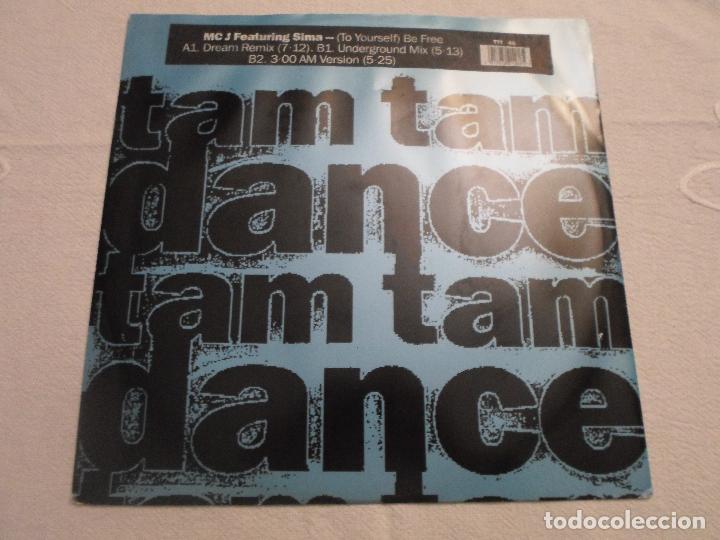 Discos de vinilo: M.C.J. Featuring Sima &lrm;&ndash; (To Yourself) Be Free - Foto 1