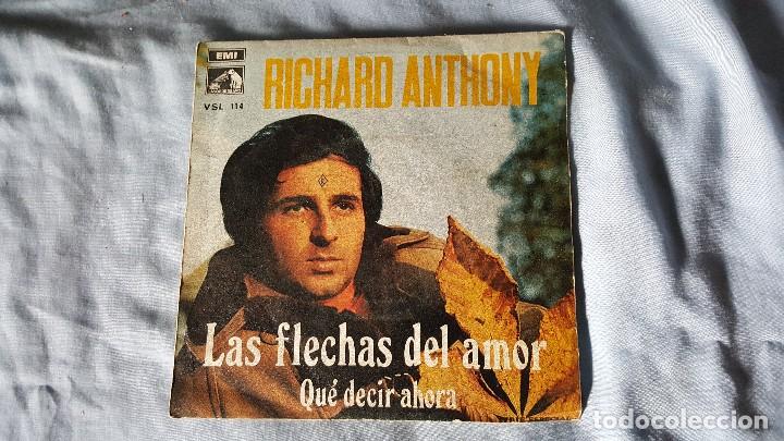 Discos de vinilo: RICHARD ANTHONY  &lrm;&ndash; Las Flechas Del Amor / Que Decir Ahora  1969 - Foto 1