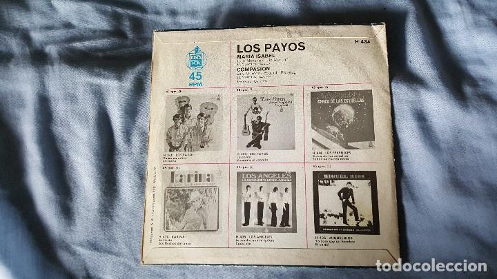 Discos de vinilo: LOS PAYOS - MARIA ISABEL - Foto 2