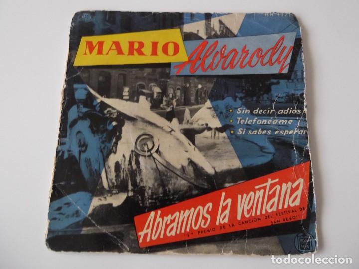 Discos de vinilo: MARIO ALVARODY - Abramos la ventana - Foto 1