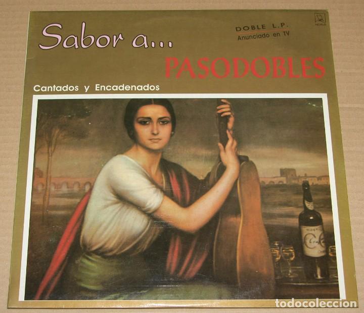 Discos de vinilo: SABOR A ... PASODOBLES - 2XLP HORUS 1991 - Foto 1