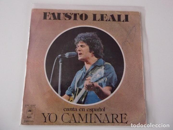 Discos de vinilo: FAUSTO LEALI - Yo caminar&eacute; - Foto 1