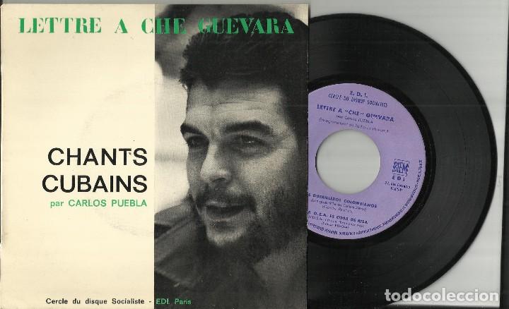 Discos de vinilo: lettre a che guevara por carlos puebla.francia