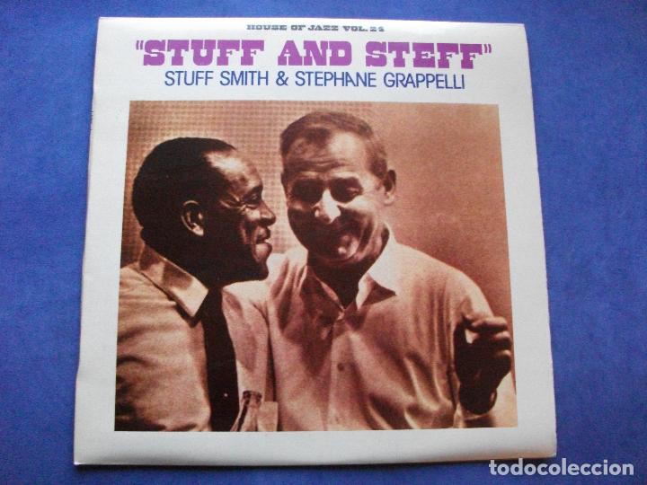 Discos de vinilo: STUFF SMITH & STEPHANE GRAPPELLI STUFF AND STEFF LP SPAIN 1981 pdeluxe - Foto 1